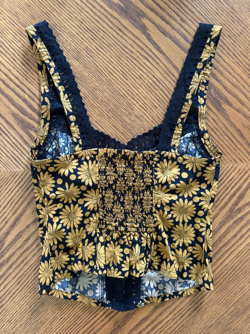 FREE PEOPLE Love Me Not Printed Tank - Black Combo - Picture 5 of 11